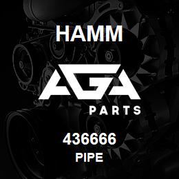 436666 Hamm PIPE | AGA Parts