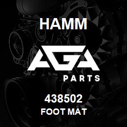 438502 Hamm FOOT MAT | AGA Parts