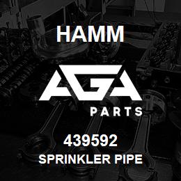 439592 Hamm SPRINKLER PIPE | AGA Parts