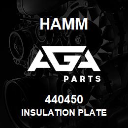 440450 Hamm INSULATION PLATE | AGA Parts