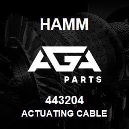 443204 Hamm ACTUATING CABLE | AGA Parts