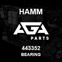 443352 Hamm BEARING | AGA Parts