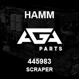 445983 Hamm SCRAPER | AGA Parts