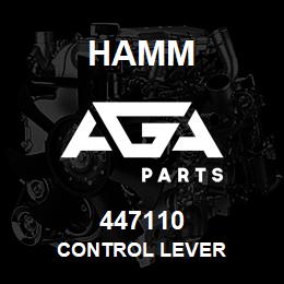 447110 Hamm CONTROL LEVER | AGA Parts