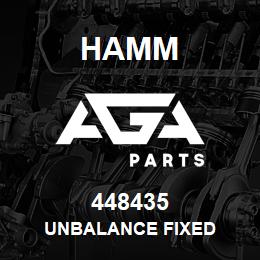 448435 Hamm UNBALANCE FIXED | AGA Parts