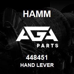 448451 Hamm HAND LEVER | AGA Parts