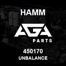 450170 Hamm UNBALANCE | AGA Parts