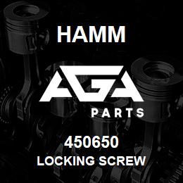 450650 Hamm LOCKING SCREW | AGA Parts