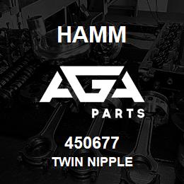 450677 Hamm TWIN NIPPLE | AGA Parts