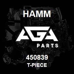 450839 Hamm T-PIECE | AGA Parts