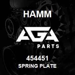 454451 Hamm SPRING PLATE | AGA Parts