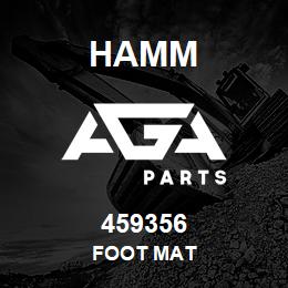 459356 Hamm FOOT MAT | AGA Parts