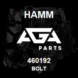 460192 Hamm BOLT | AGA Parts