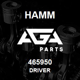 465950 Hamm DRIVER | AGA Parts