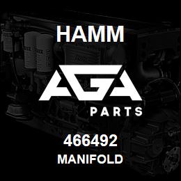 466492 Hamm MANIFOLD | AGA Parts