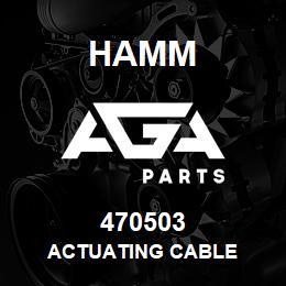 470503 Hamm ACTUATING CABLE | AGA Parts