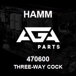 470600 Hamm THREE-WAY COCK | AGA Parts