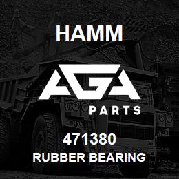 471380 Hamm RUBBER BEARING | AGA Parts