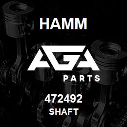 472492 Hamm SHAFT | AGA Parts