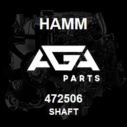 472506 Hamm SHAFT | AGA Parts