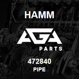 472840 Hamm PIPE | AGA Parts