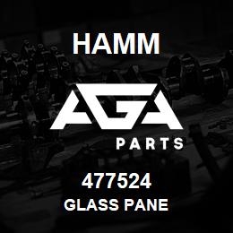 477524 Hamm GLASS PANE | AGA Parts