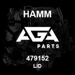 479152 Hamm LID | AGA Parts