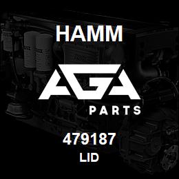 479187 Hamm LID | AGA Parts