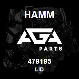 479195 Hamm LID | AGA Parts