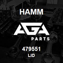 479551 Hamm LID | AGA Parts