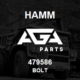 479586 Hamm BOLT | AGA Parts