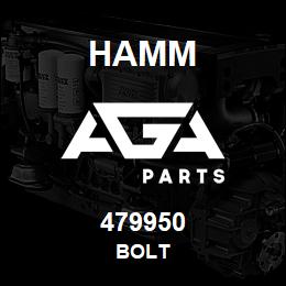 479950 Hamm BOLT | AGA Parts