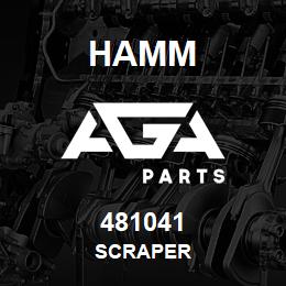 481041 Hamm SCRAPER | AGA Parts