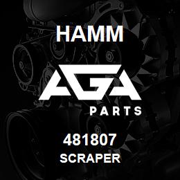 481807 Hamm SCRAPER | AGA Parts