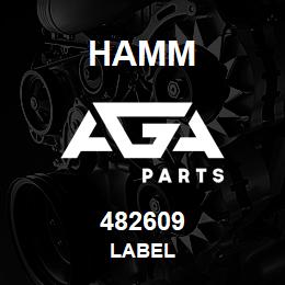 482609 Hamm LABEL | AGA Parts