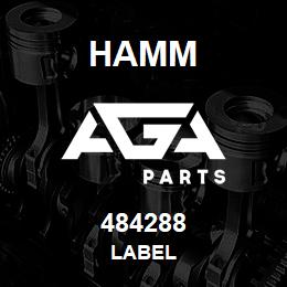 484288 Hamm LABEL | AGA Parts