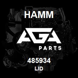 485934 Hamm LID | AGA Parts