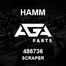 486736 Hamm SCRAPER | AGA Parts