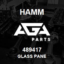 489417 Hamm GLASS PANE | AGA Parts