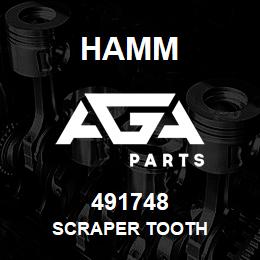 491748 Hamm SCRAPER TOOTH | AGA Parts