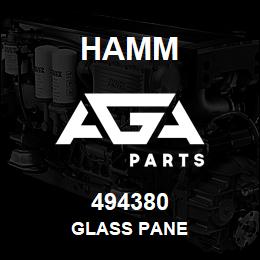 494380 Hamm GLASS PANE | AGA Parts