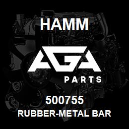 500755 Hamm RUBBER-METAL BAR | AGA Parts