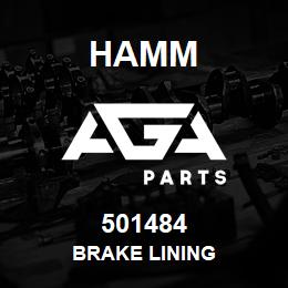 501484 Hamm BRAKE LINING | AGA Parts