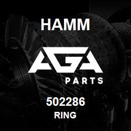 502286 Hamm RING | AGA Parts