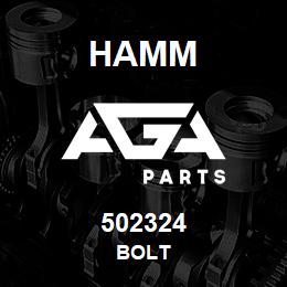 502324 Hamm BOLT | AGA Parts