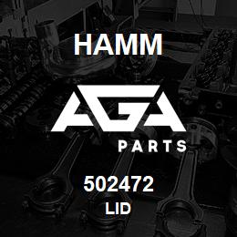 502472 Hamm LID | AGA Parts