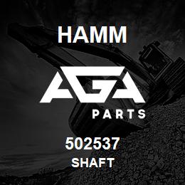 502537 Hamm SHAFT | AGA Parts