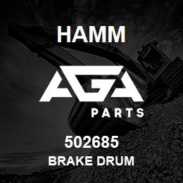 502685 Hamm BRAKE DRUM | AGA Parts