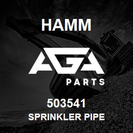 503541 Hamm SPRINKLER PIPE | AGA Parts