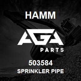 503584 Hamm SPRINKLER PIPE | AGA Parts